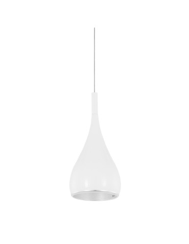 ITALUX Anon White Wisząca E27 1x60W Chrom/Biały MA01986CA-001
