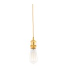 Lampy wiszące żarówki - ITALUX Classo Wisząca E27 1x60W Złoty DS-M-034 GOLD - product 1