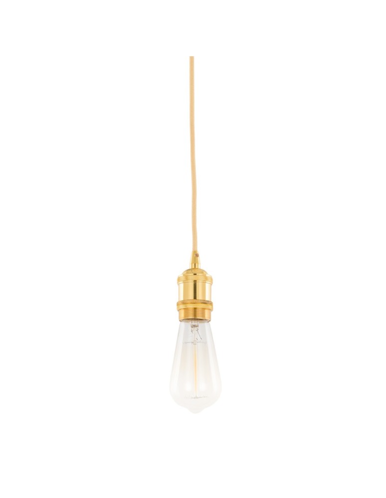 Lampy wiszące żarówki - ITALUX Classo Wisząca E27 1x60W Złoty DS-M-034 GOLD - produkt kolory-swiatla.pl 1