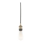 Lampy wiszące żarówki - ITALUX Classo Wisząca E27 1x60W Brązowy DS-M-034 ANTIQUE BRASS - produkt 1