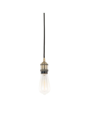 ITALUX Classo Wisząca E27 1x60W Brązowy DS-M-034 ANTIQUE BRASS