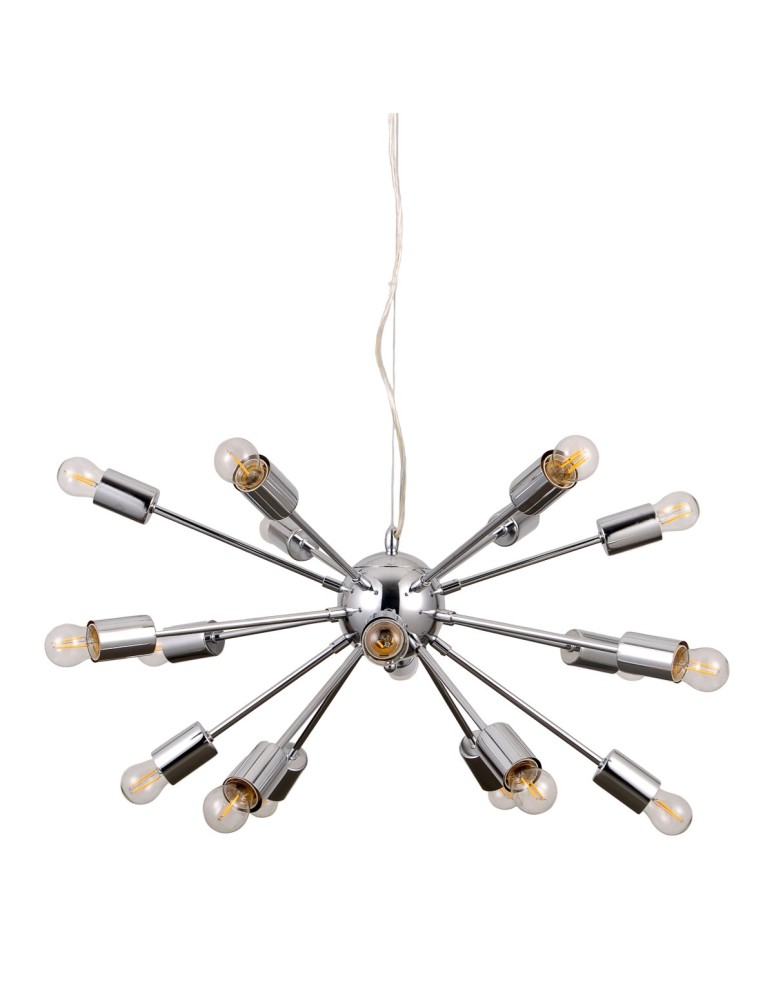 Lampy wiszące loftowe - ITALUX Theo Wisząca E27 18x40W Chrom AD20000-18A - produkt kolory-swiatla.pl 1