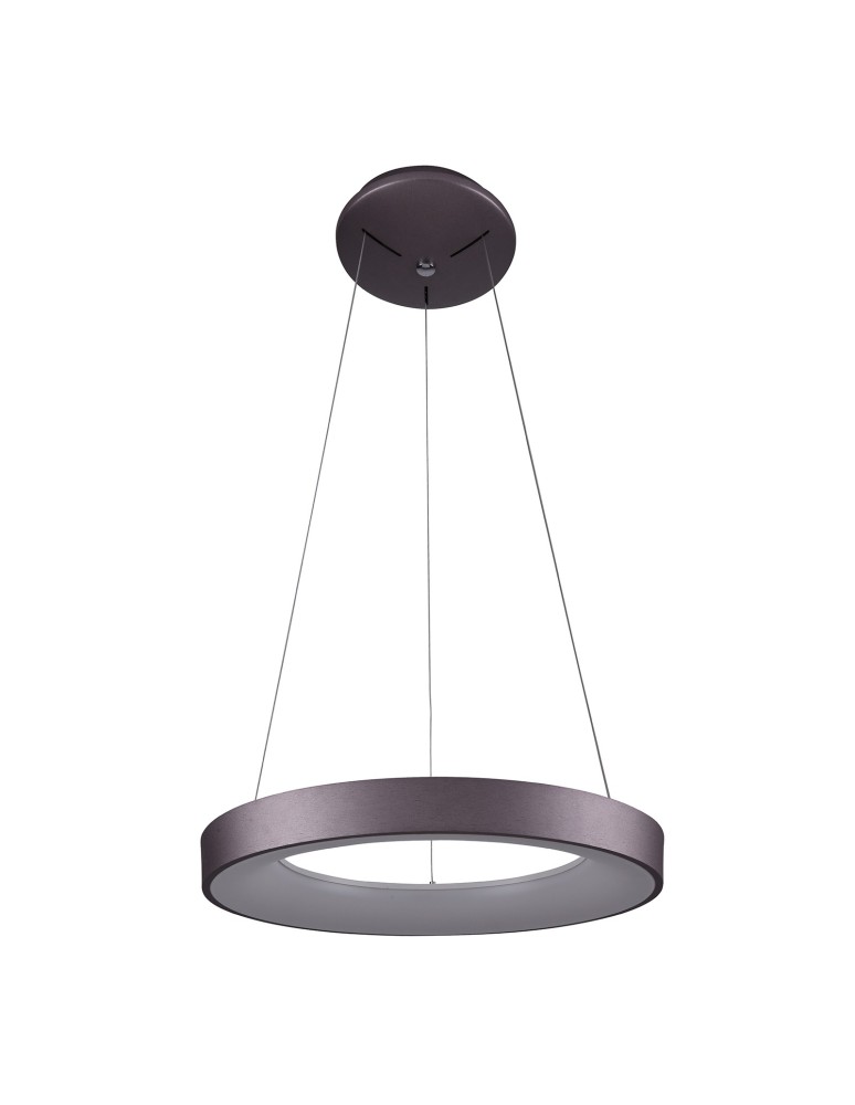 Lampy wiszące LED - ITALUX Giulia Wisząca LED zintegrowany 40W 3000K 2200lm Kawowy 5304-840RP-CO-3 - produkt kolory-swiatla.pl 1
