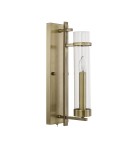 Kinkiety - ITALUX Aspen Kinkiet E14 1x40W Brązowy WL-31186-1A-ABR - product 1