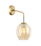 Kinkiety - ITALUX Borgo Kinkiet E27 1x40W Złoty WL-30843-1 GD+AMB - produkt 1