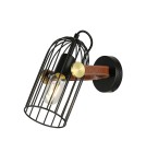 Kinkiety - ITALUX Antoin Kinkiet E27 1x40W Czarny WL-2445-1-BK - produkt 1