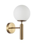 Kinkiety w stylu Modern Classic - ITALUX Ravena Kinkiet E27 1x10W Mosiądz WL-2324-1 GD+OPA - product 1