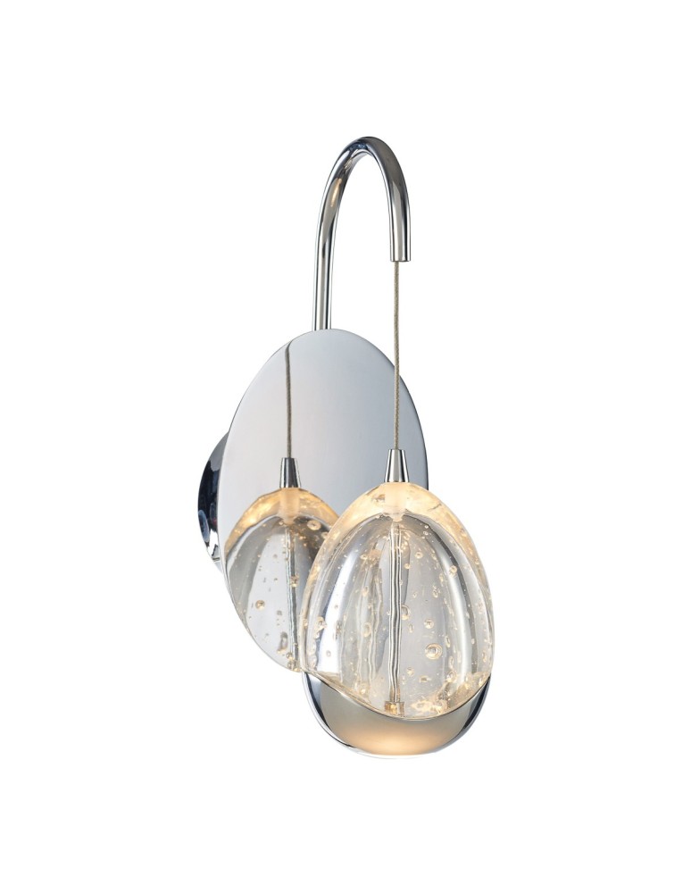 Kinkiety glamour - ITALUX Huelto Kinkiet LED zintegrowany 4.8W 3000K 290lm Chrom WL-22112132-1A-CR - produkt kolory-swiatla.pl 1