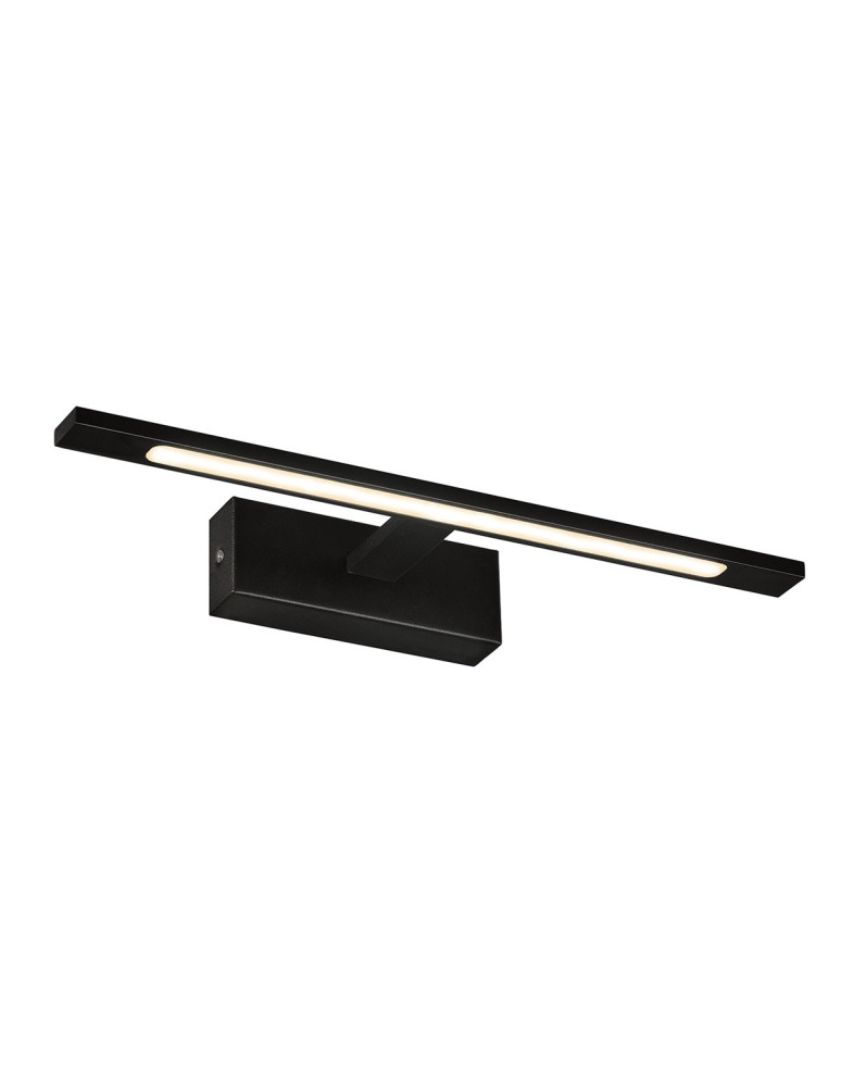Kinkiety łazienkowe - ITALUX Lamiena Kinkiet LED zintegrowany 12W 3000K 960lm IP44 Czarny WL-21420M-BK - produkt kolory-swiatla.pl 1