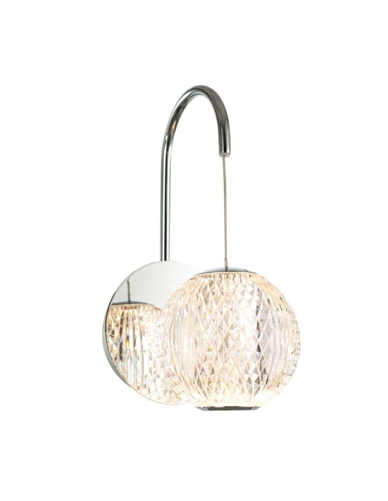 Kinkiety glamour - ITALUX Rosario Kinkiet LED zintegrowany 4.2W 3200K 280lm Chrom WL-12220121-1A-CR - produkt kolory-swiatla.pl 1