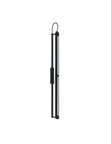 ITALUX Levington Kinkiet LED zintegrowany 15W 1200lm Czarny WL-1154-1-BL