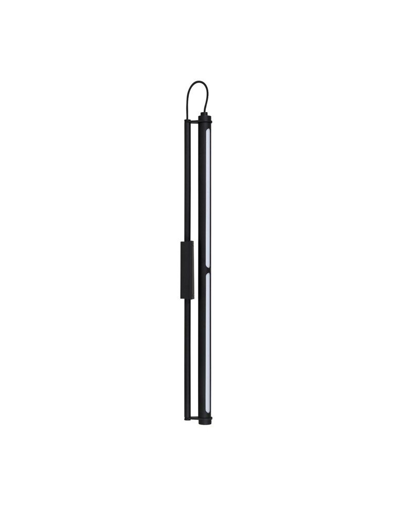 Kinkiety - ITALUX Levington Kinkiet LED zintegrowany 15W 1200lm Czarny WL-1154-1-BL - produkt kolory-swiatla.pl 1