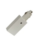 Akcesoria do szynoprzewodów 1 fazowych - ITALUX Marvi Track Power Adapter Akcesoria Do Szynoprzewodu  Biały TRL-H1C-POW-WH - product 1