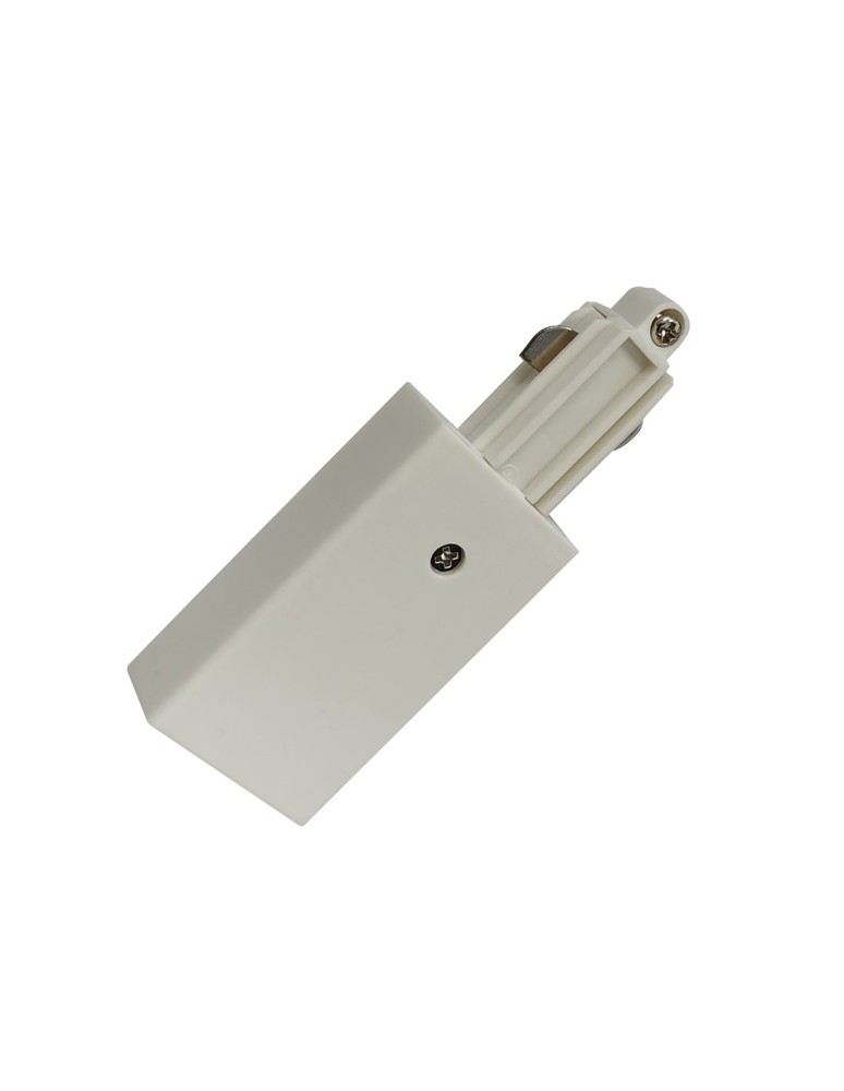 Akcesoria do szynoprzewodów 1 fazowych - ITALUX Marvi Track Power Adapter Akcesoria Do Szynoprzewodu  Biały TRL-H1C-POW-WH - produkt kolory-swiatla.pl 1