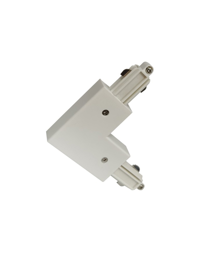 Akcesoria do szynoprzewodów 1 fazowych - ITALUX Marvi Track Connector Akcesoria Do Szynoprzewodu  Biały TRL-H1C-CONN-L-RT-WH - produkt kolory-swiatla.pl 1