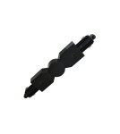 Akcesoria do szynoprzewodów 1 fazowych - ITALUX Marvi Track Connector Akcesoria Do Szynoprzewodu  Czarny TRL-H1C-CONN-ANG-BL - product 1