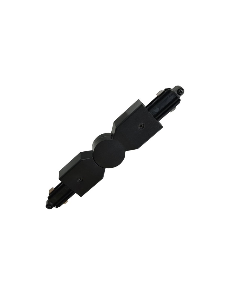 Akcesoria do szynoprzewodów 1 fazowych - ITALUX Marvi Track Connector Akcesoria Do Szynoprzewodu  Czarny TRL-H1C-CONN-ANG-BL - produkt kolory-swiatla.pl 1