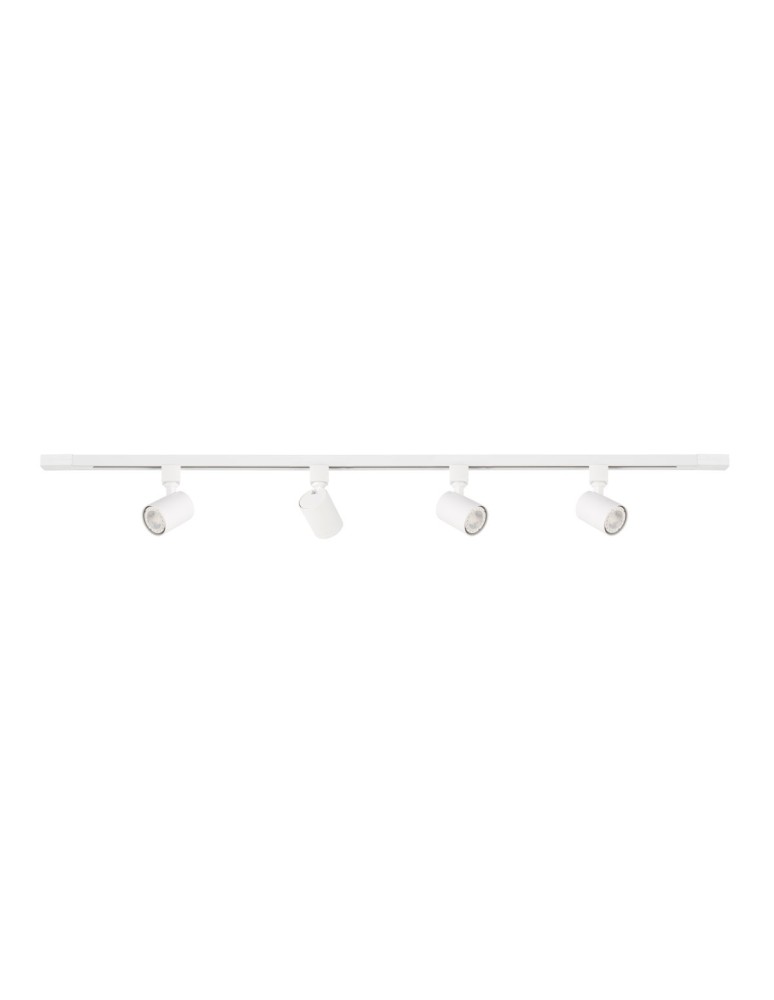 Gotowe zestawy szynoprzewodów - ITALUX Lumsi Szynoprzewody Zestaw GU10 4x35W Biały/Czarny TRL-2071-4T-15-WH - produkt kolory-swiatla.pl 1