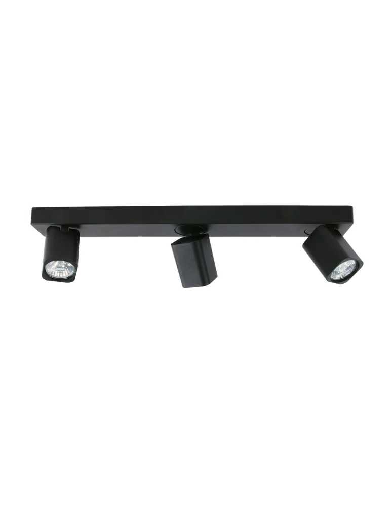 Lampy sufitowe reflektory - ITALUX Senova Reflektor GU10 3x35W Czarny SPL-4492-3A BL - produkt kolory-swiatla.pl 1