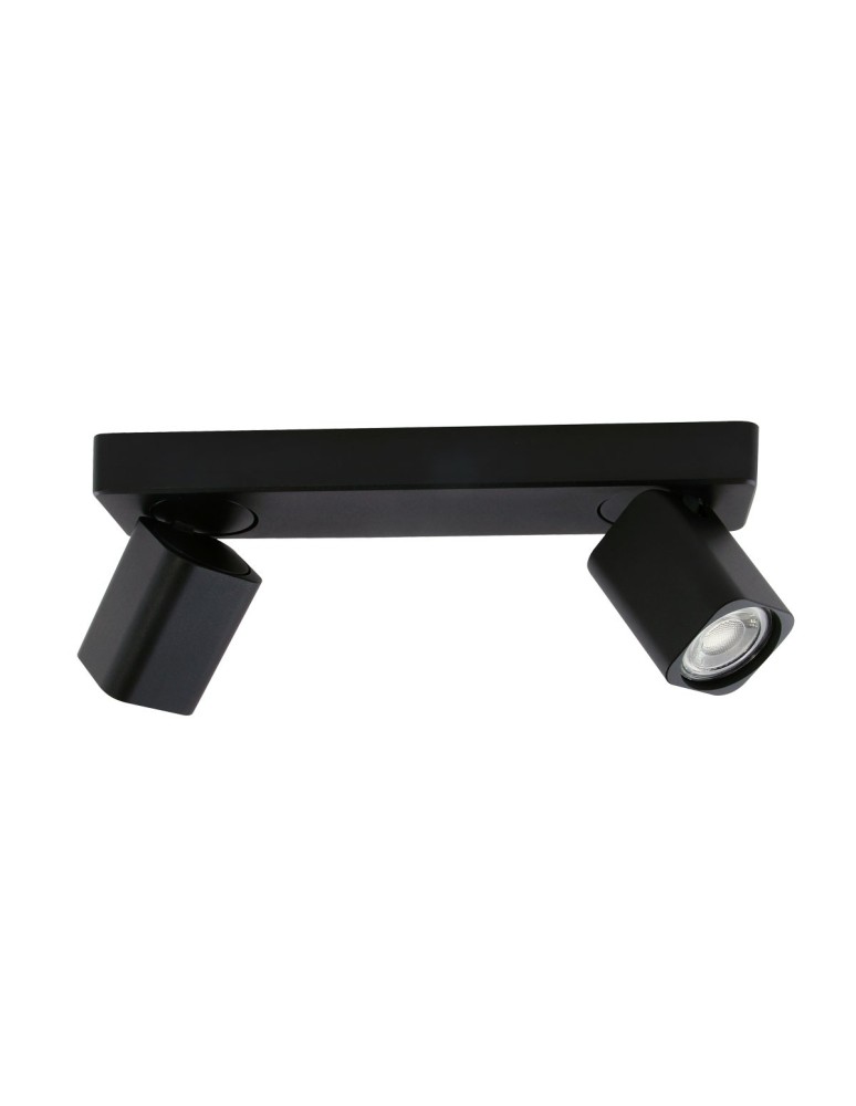 Lampy sufitowe reflektory - ITALUX Senova Reflektor GU10 2x35W Czarny SPL-4492-2A BL - produkt kolory-swiatla.pl 1