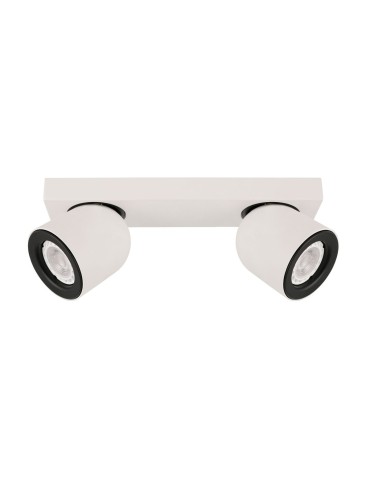 ITALUX Nuora Reflektor GU10 2x35W Biały/Czarny SPL-2855-2B-WH