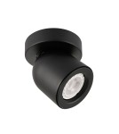 Reflektory sufitowe - ITALUX Nuora Reflektor GU10 1x35W Czarny SPL-2855-1C-BL - produkt 1