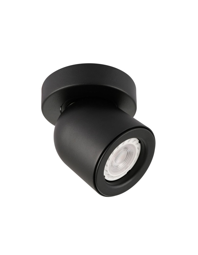 Reflektory sufitowe - ITALUX Nuora Reflektor GU10 1x35W Czarny SPL-2855-1C-BL - produkt kolory-swiatla.pl 1