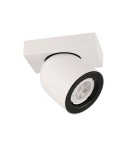Reflektory sufitowe - ITALUX Nuora Reflektor GU10 1x35W Biały/Czarny SPL-2855-1B-WH - produkt 1