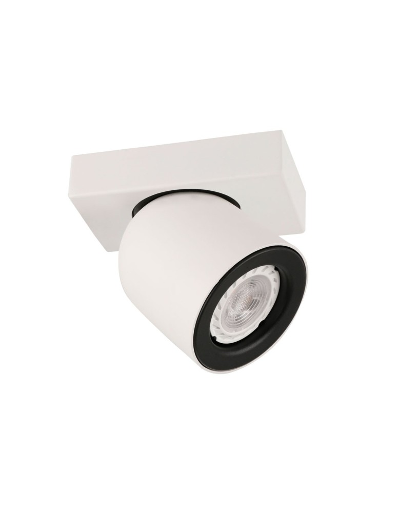 Reflektory sufitowe - ITALUX Nuora Reflektor GU10 1x35W Biały/Czarny SPL-2855-1B-WH - produkt kolory-swiatla.pl 1