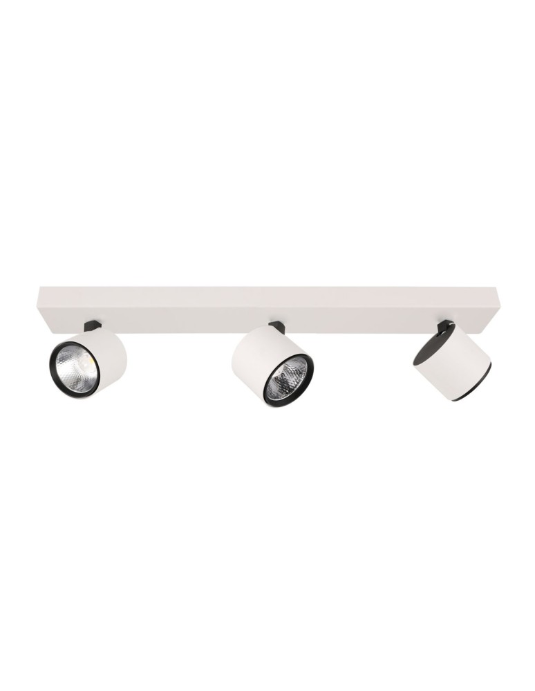 Lampy sufitowe reflektory - ITALUX Boniva Reflektor LED zintegrowany 5W 3000K 900lm Biały/Czarny SPL-2854-3B-WH - produkt kolory-swiatla.pl 1