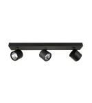 Lampy sufitowe reflektory - ITALUX Boniva Reflektor LED zintegrowany 5W 3000K 900lm Czarny SPL-2854-3B-BL - produkt 1
