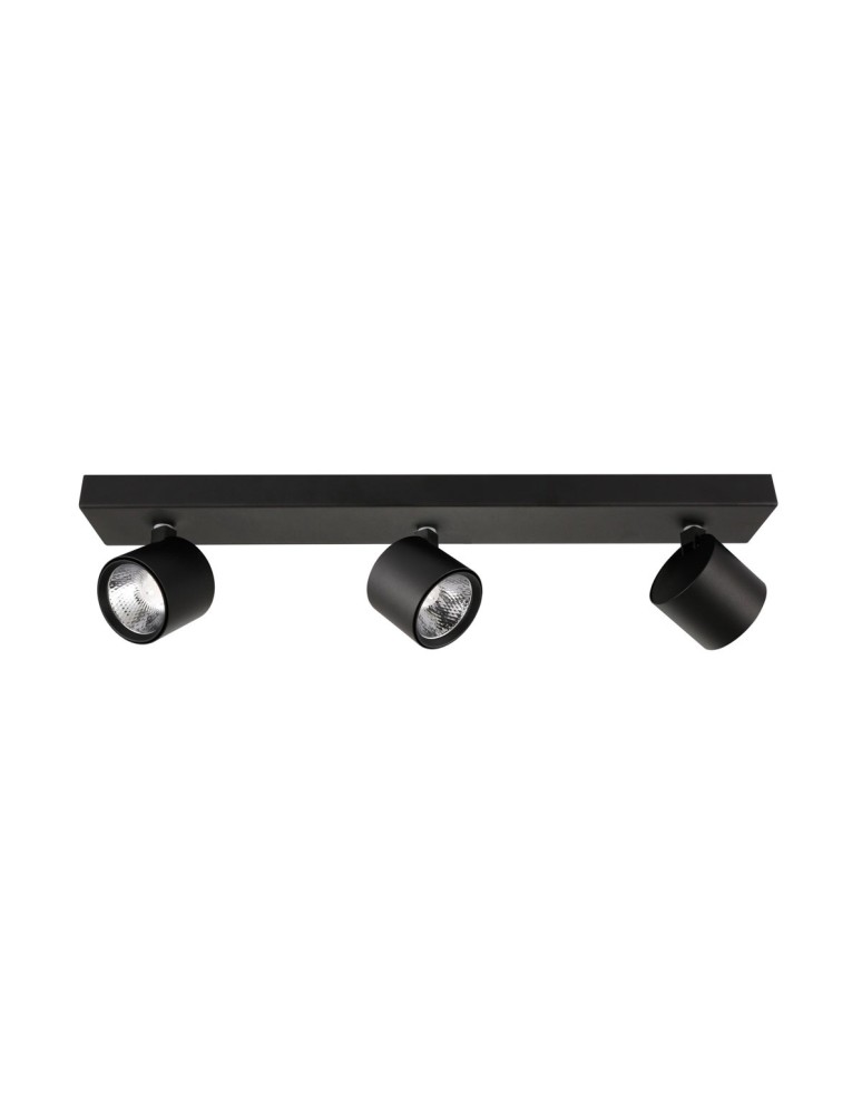 Lampy sufitowe reflektory - ITALUX Boniva Reflektor LED zintegrowany 5W 3000K 900lm Czarny SPL-2854-3B-BL - produkt kolory-swiatla.pl 1