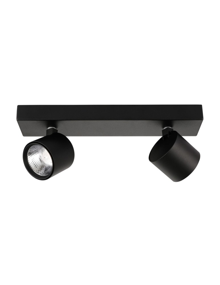 Lampy sufitowe reflektory - ITALUX Boniva Reflektor LED zintegrowany 5W 3000K 600lm Czarny SPL-2854-2B-BL - produkt kolory-swiatla.pl 1