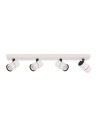 ITALUX Laconi Reflektor GU10 4x35W Biały/Czarny SPL-2813-4B-WH