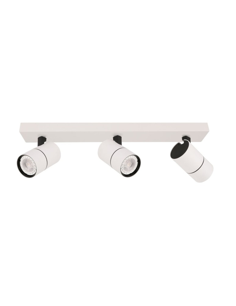 Lampy sufitowe reflektory - ITALUX Laconi Reflektor GU10 3x35W Bialy/Czarny SPL-2813-3B-WH - produkt kolory-swiatla.pl 1