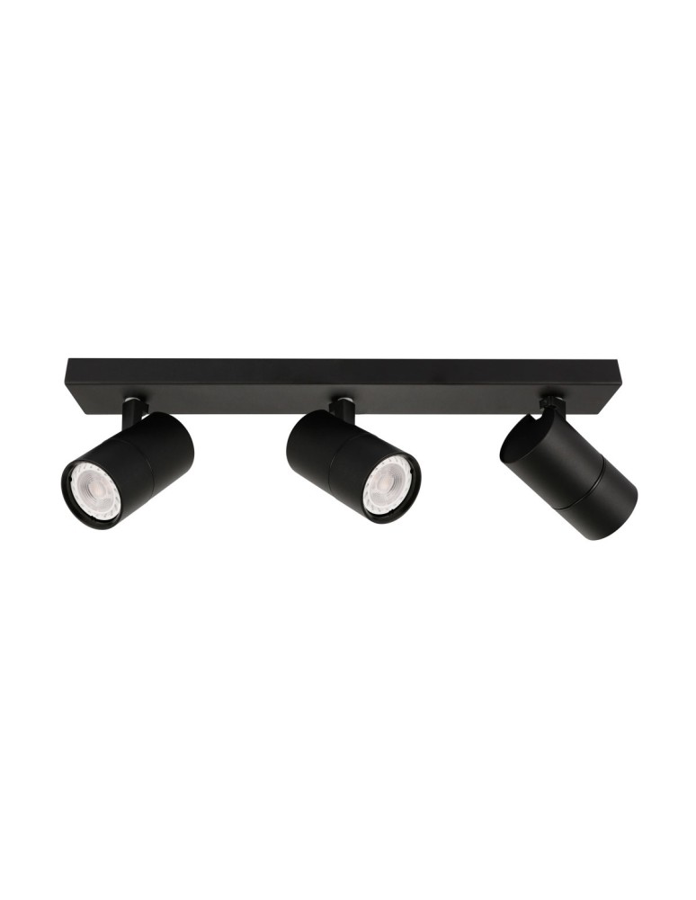 Lampy sufitowe reflektory - ITALUX Laconi Reflektor GU10 3x35W Czarny SPL-2813-3B-BL - produkt kolory-swiatla.pl 1
