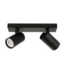 Lampy sufitowe reflektory - ITALUX Laconi Reflektor GU10 2x35W Czarny SPL-2813-2B-BL - product 1