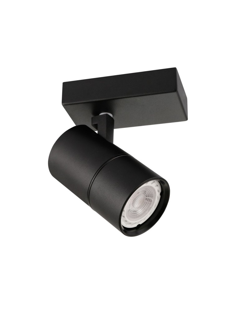 Reflektory sufitowe - ITALUX Laconi Reflektor GU10 1x35W Czarny SPL-2813-1B-BL - produkt kolory-swiatla.pl 1