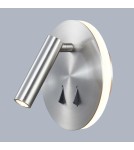 Kinkiety do czytania - ITALUX Nemo Kinkiet LED zintegrowany 9W 3000K 9W Nikiel SP.7348-02A-S-NICK - product 1