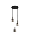 ITALUX Santia Wisząca E27 3x40W Srebrny PND-65342-3A-SC+SG