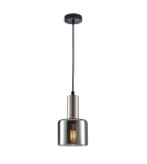 Lampy wiszące - ITALUX Santia Wisząca E27 1x40W Srebrny PND-65342-1-SC+SG - product 1