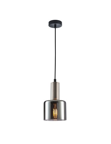 ITALUX Santia Wisząca E27 1x40W Srebrny PND-65342-1-SC+SG