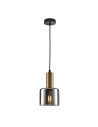 ITALUX Santia Wisząca E27 1x40W Miedziany PND-65342-1-BRO+SG