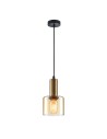ITALUX Santia Wisząca E27 1x40W Miedziany PND-65342-1-BRO+AMB