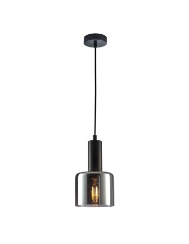 ITALUX Santia Wisząca E27 1x40W Czarny PND-65342-1-BK+SG
