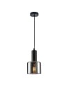 ITALUX Santia Wisząca E27 1x40W Czarny PND-65342-1-BK+SG