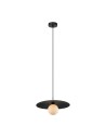 ITALUX Malor Wisząca G9 1x25W Czarny PND-4602-1-XL-BK
