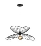 Lampy wiszące - ITALUX Galia Wisząca E27 1x40W Czarny PND-34429-1-BK - produkt 1