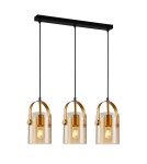 Lampy wiszące - ITALUX Nanesma Wisząca E27 3x40W Złoty PND-32453-3-GD+AMB - product 1
