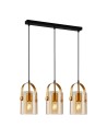 ITALUX Nanesma Wisząca E27 3x40W Złoty PND-32453-3-GD+AMB